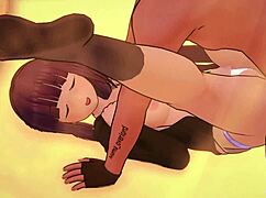 Fern Starts New Sex Lesson with Handjob and Cumshot in 3D Hentai