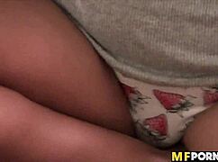 Latina girlfriend handles a massive cock in pov