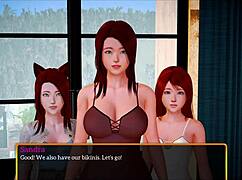 Exploring my new family in this cartoon adventure with big tits and erotic elements.