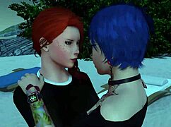 i'm stargazing with my redhead punk girlfriend under the stars