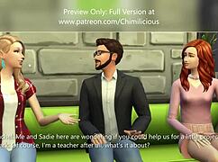 Teacher Gets Fucked By Sadie And Rachel!