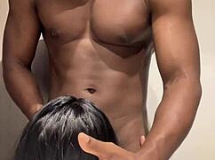 Amateur couple has quickie in bathroom while friends are in living room