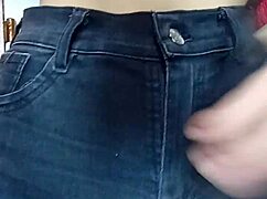 i'm playing with a belt on my pussy, spankin it hard