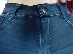 i'm playing with a belt on my pussy, spankin it hard