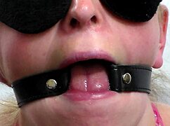 In this hd video, a woman in stockings and heels gets bound in bondage play.