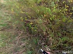 Kitty's Passionate Encounter with Stranger Involves Sucking and Doggy Style Outdoors