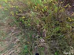 Kitty's Passionate Encounter with Stranger Involves Sucking and Doggy Style Outdoors