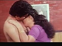 Tharani engages in group softcore sex with deepthroat and indian touches.