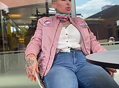 can you believe this toy buzzes in public at the shopping center?