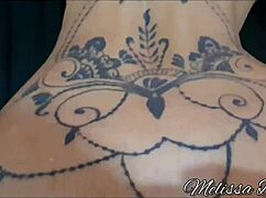 Melissa visits grandpa for some naughty fun and drinks his milk 😏