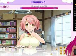 Vtuber Lewdneko Plays Love Cubed Part 1 With Intense Masturbation