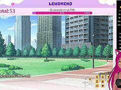 Vtuber Lewdneko Plays Love Cubed Part 1 With Intense Masturbation
