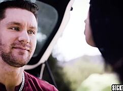 perverted guy with big cock uses sexy milf after intense blowjob, leaving her wet