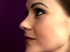 Kinky hottie receives facial load and gulps jism