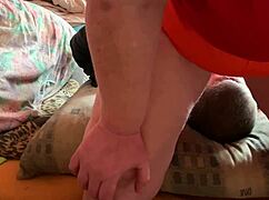 Femdom BBW mistress makes me sniff her dirty pussy!