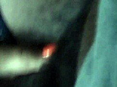 Red bbw sucks dick in car