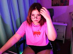 Look at this Cute Redhead Teen Using Toys on Webcam for Pleasure!
