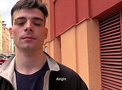 Amateur gay czech hunter gets rough assfucking and rimjob outdoors