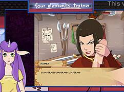 Avatar Trainer Gives Royal Handjob to Monster