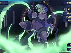 Spunkstock festival babe in silver hair anime cosplay hentai game part 4