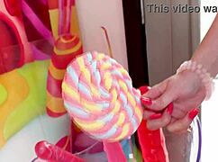 i gave harlow west a big dick pov blowjob and she swallowed my cum load no hands