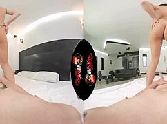 Sexy latina babe with cute face and ass in 5k vr reality