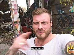 Tattooed Brunette Milf Feels Intense Pleasure in Outdoor Doggy Fucking