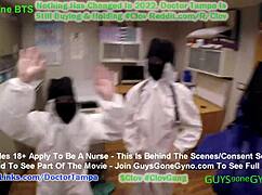 Doctor Tampa endures semen extraction by nonbinary perverts in the cum clinic 😏 Full movie