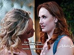 long distance lovers explore new curves together