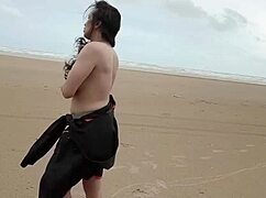 unwind with sexy shemale masturbation in public. oops, i mean.. so hot!