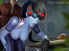 Bold Overwatch hentai mix from 10-10-23 in wild action.