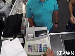 Holy Shit, Amateur Sex Is Happening Right In The Shop!