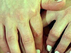 i saw the famous model masturbating during her athletic workout with big tits and shaved pussy