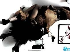 Latina Step Sister Gets Fucked by Teen Babe in Dorm Lesbian Hardcore!