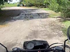 went to bang hard by the river