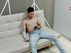 Feeling the intense pleasure of deep throating my stepbrother's hard cock until he creampies my mouth.