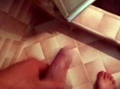 Stroking My Big Cock for Women Watching