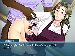 hey, check this wild japanese wife taking on big black cock in anime style, part 1 to end