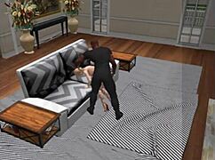 Alone at home, feeling horny and needing a spanking 😏