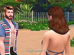 Peggy's affair 5: What naughty secrets in this 3D hentai preview?