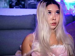 blonde with fat ass getting fucked doggy while enjoying