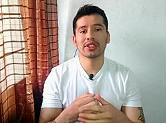 Gay daddy dominates with his thick 20cm monster cock