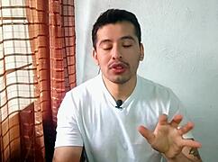 Gay daddy dominates with his thick 20cm monster cock