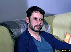 Fit MILF Seduces Husband with Tight Pussy