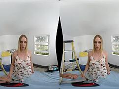 MilfVR presents tit for tat with Riley Reyes