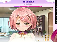 hey, check out vtuber lewdneko playing love cubed part 5 cute dating anime hentai game