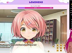 hey, check out vtuber lewdneko playing love cubed part 5 cute dating anime hentai game