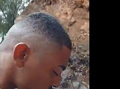 Paty and Jhony Caught Riding Hard at Public Waterfall.