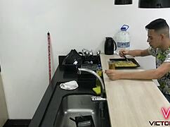 bbw ebony ms london gets a relaxing massage from the masseur