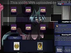 spunkstock - cute goth girl takes big ass in pornplay hentai game